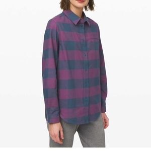 Lululemon Plaid Shirt